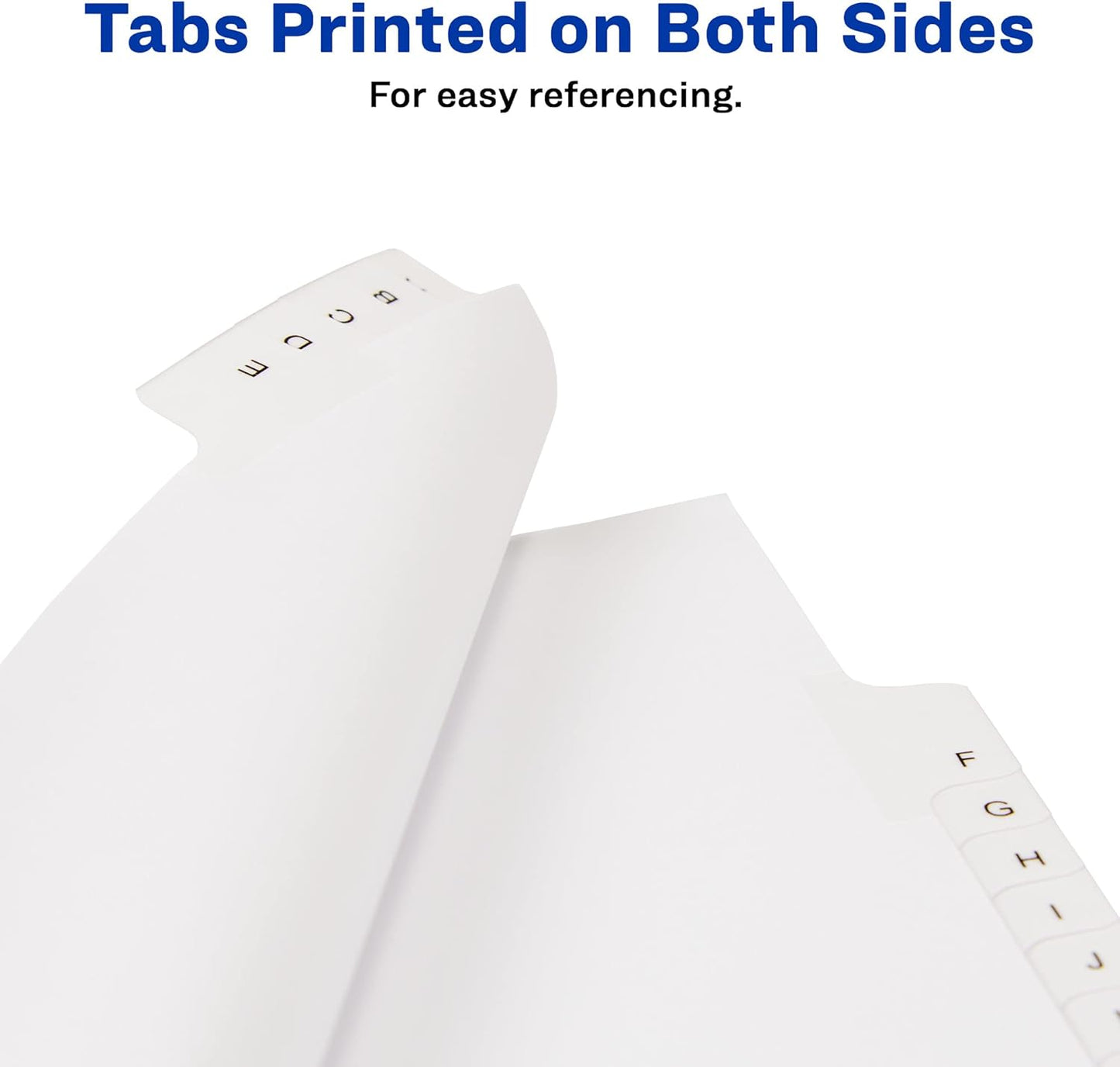 Avery A-Z Legal Exhibit Dividers for 3 Ring Binders, 25-Tab Set, Allstate Style, 1 Binder Divider Set (01700)