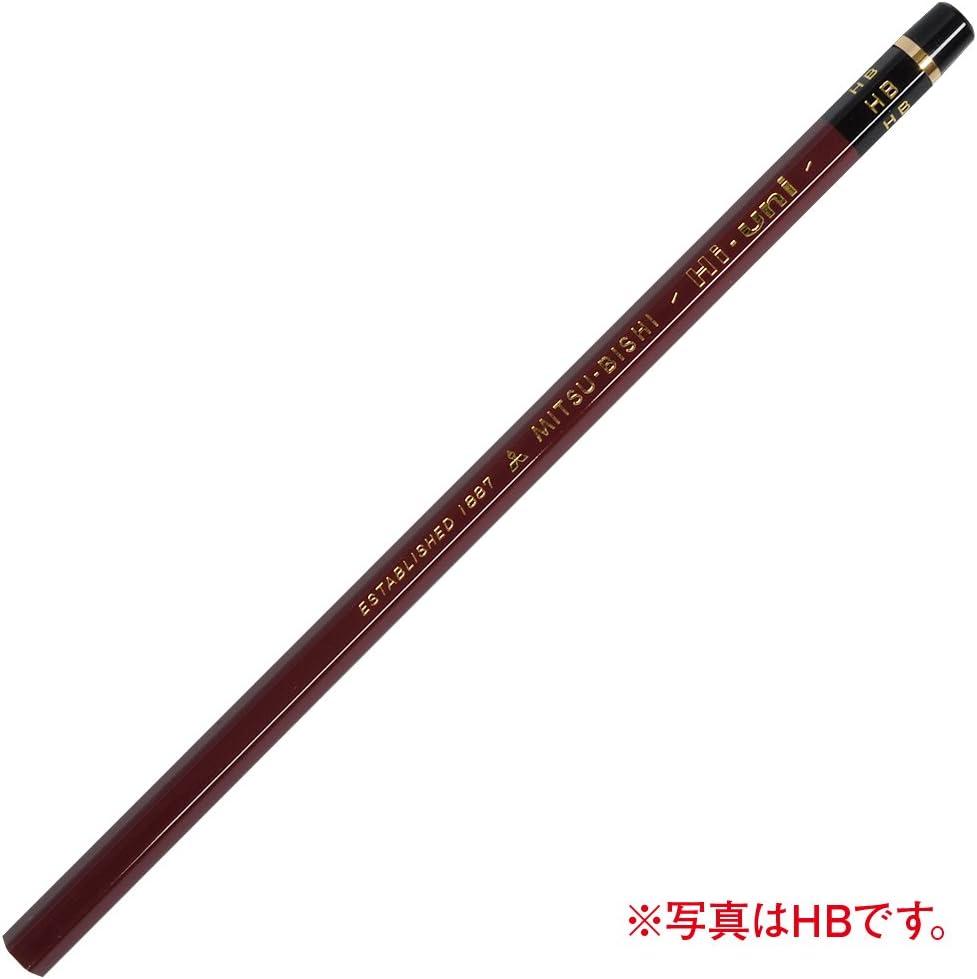 Uni Hi-Uni Wooden Pencil - 10B - Box of 12 (HU10B)