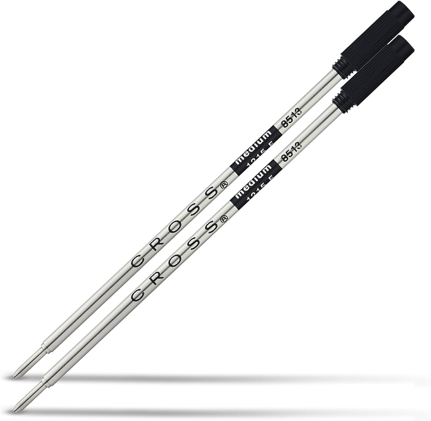 Cross Ballpoint Pen Refill - Black - Medium - 2-Pack - Refill for Consistent Ink Flow - Quick-Drying &