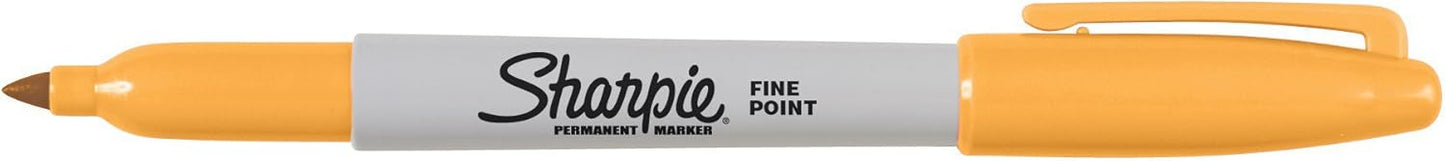Sharpie Permanent Markers | Fine Point for Bold Details | BlackBlueRed and Green Ink Colours | 4 Marker Pens