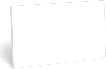 321Done Blank Notepad - 50 Sheets (5.5" x 8.5") - Luxury Memo Pad - Thick Premium Paper - Made in USA - Plain White