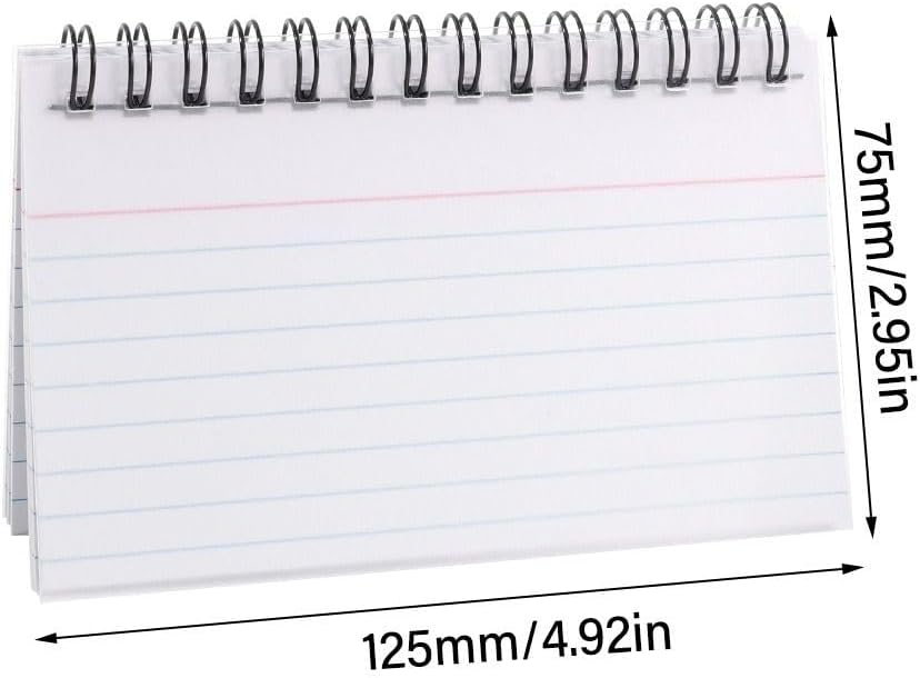 Office Horizontal Line Portable Tearable Memo Pads Notebook Notepad Coil Note Book Journal Diary Planner(Multicolor)