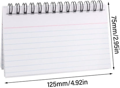 Office Horizontal Line Portable Tearable Memo Pads Notebook Notepad Coil Note Book Journal Diary Planner(Multicolor)