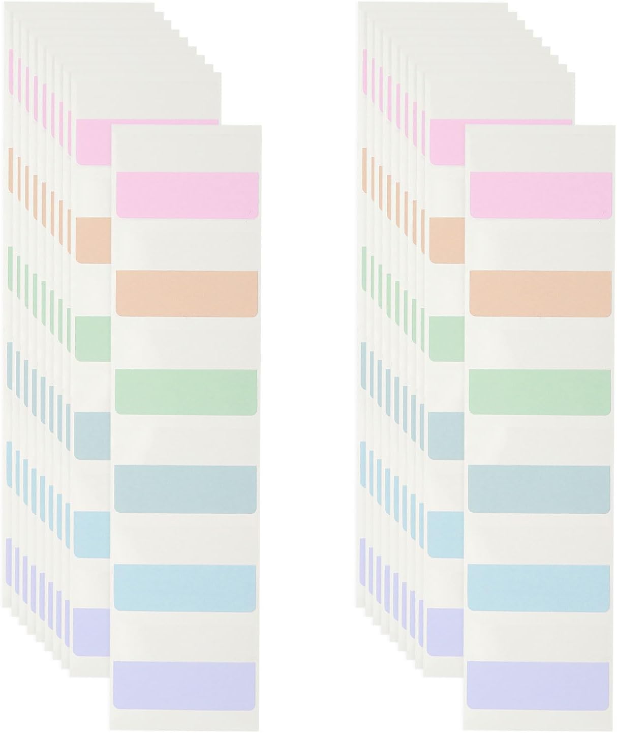 PATIKIL Clear Index Sticky Tabs, 120 Pcs Large Transparent Sticky Notes Bookmarks Planner Stickers Page Tabs for Office Notebooks File Folder Ledger Book, Gradient Green