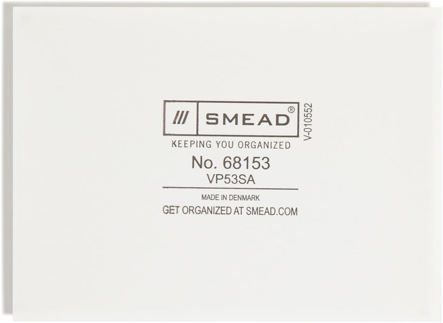 Smead Self-Adhesive Poly Pocket, Document, Clear Pockets, Storage Labels, 100 per Box, 103 Mm W x 76 Mm H, 68123