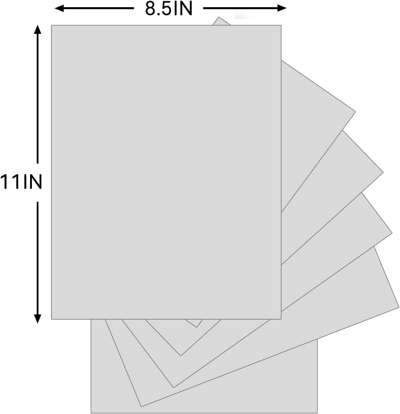 25Sheets Black Cardstock Paper, 8.5 x 11 Card stock for Cricut…