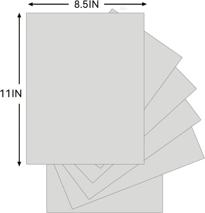 25Sheets Black Cardstock Paper, 8.5 x 11 Card stock for Cricut…