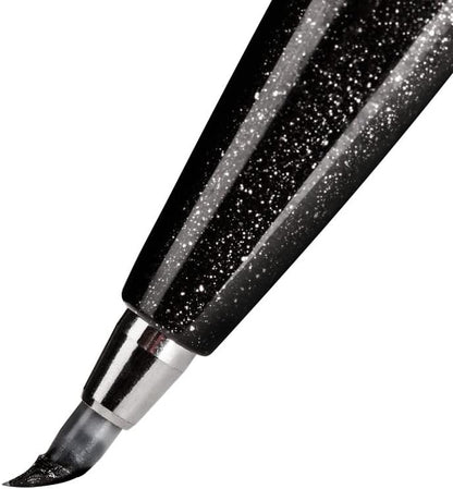 Pentel Fude Touch Sign Pen, Pink, Felt Pen Like Brush Stroke (SES15C-P)