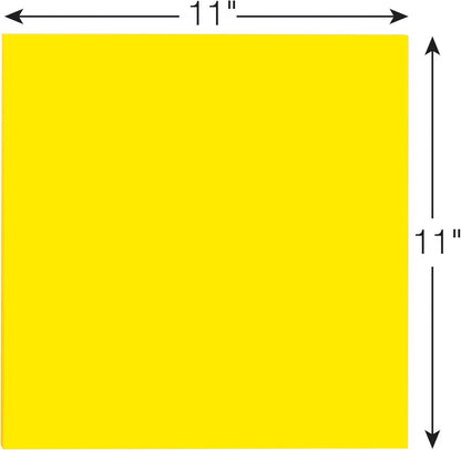 Post-it Super Sticky Big Notes, 11 in. x 11 in., Extra Large Sticky Notes Yellow, 1 Pad, 30 Sheets, Great for Vision Boards, Creative Projects, Study Spaces, Group Brainstorming, and More