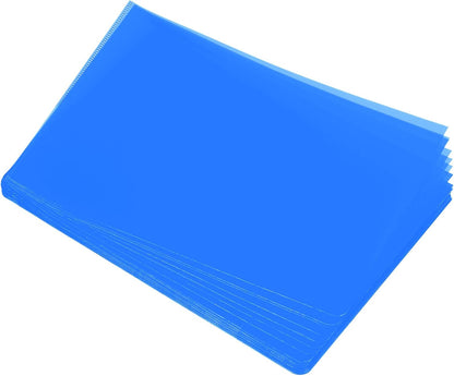 PATIKIL l Type Folders 36 Pack A4 Plastic Clear Document Folder File Jacket Sleeves Project Pockets, Green