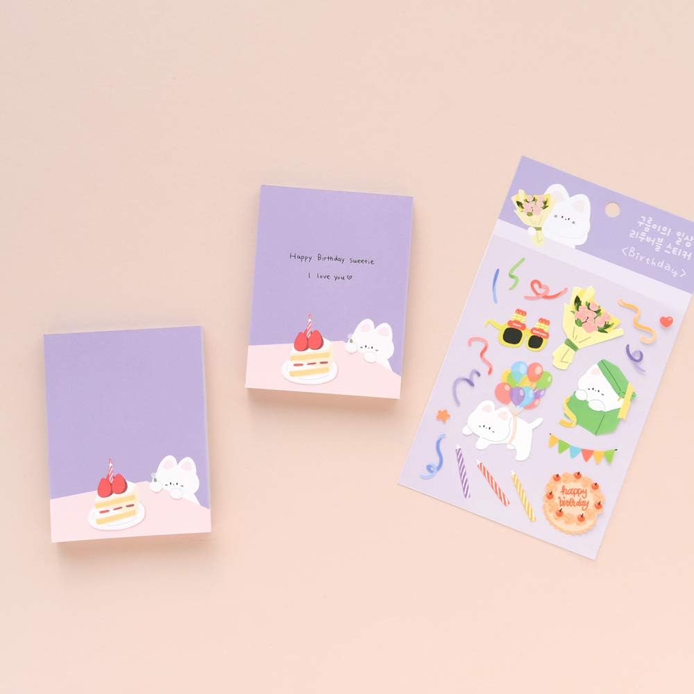 Monolike Memopad Memories design B SET - 4 Packs, 4 Different Designs, 100 Sheets Per Pad, Total 400 Sheets, Note pads, Writing pads, 3.15 x 4.17 Inches