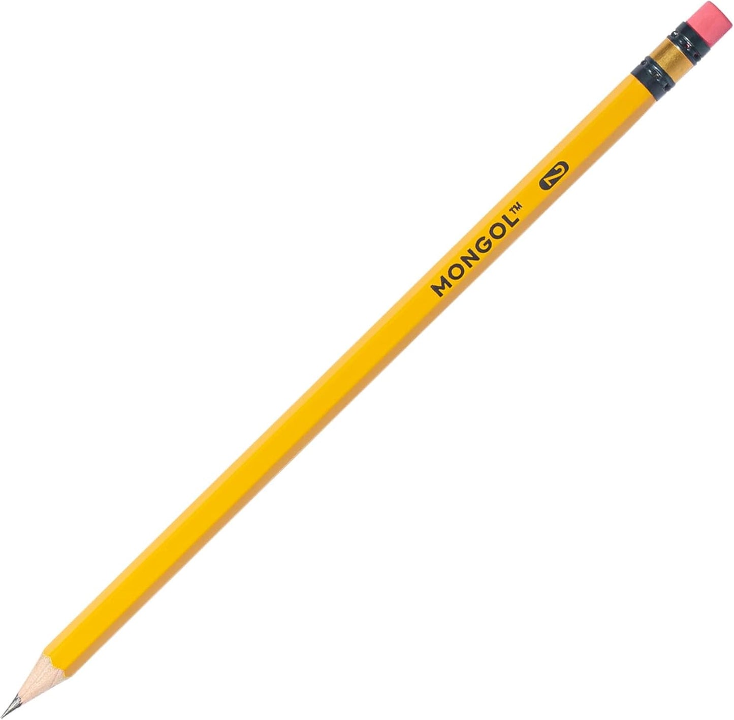 Mongol Classic Incense Cedar #2 Pencil - 12-Pack – Pre-sharpened, European Graphite Core, US Grown Cedar, Smudge Free Eraser – Nontoxic PMA Certified