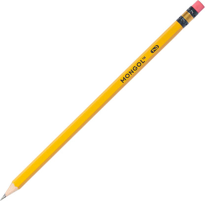Mongol Classic Incense Cedar #2 Pencil - 12-Pack – Pre-sharpened, European Graphite Core, US Grown Cedar, Smudge Free Eraser – Nontoxic PMA Certified
