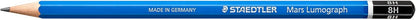 STAEDTLER Mars Lumograph 2B Graphite Art Drawing Pencil, 6 Pencils