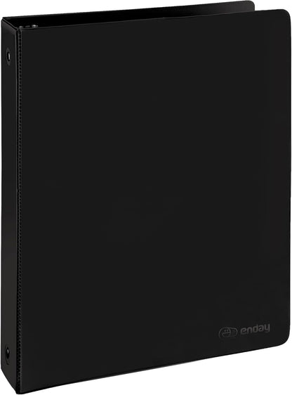 3 Inch Binder 3 Ring Binders Green, Slant D-Ring 3” Clear View Cover with 2 Inside Pockets, Heavy Duty Colored School Supplies Office and Home Binders – By Enday