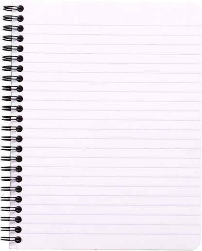 Rhodia Wirebound Notebooks - Lined w/ margin 80 sheets 8 1/4 x 11 3/4 in. - Black cover