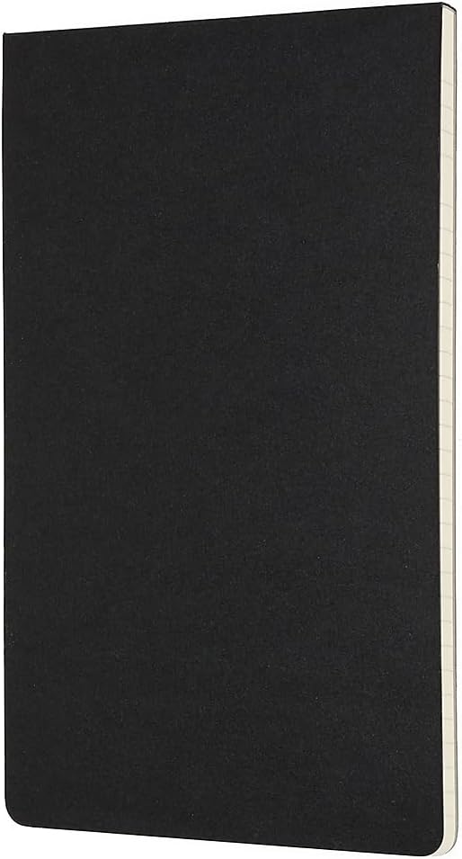 Moleskine PRO Pad, Soft Cover, Large (5" x 8.25") Ruled/Lined, Black, 96 Pages