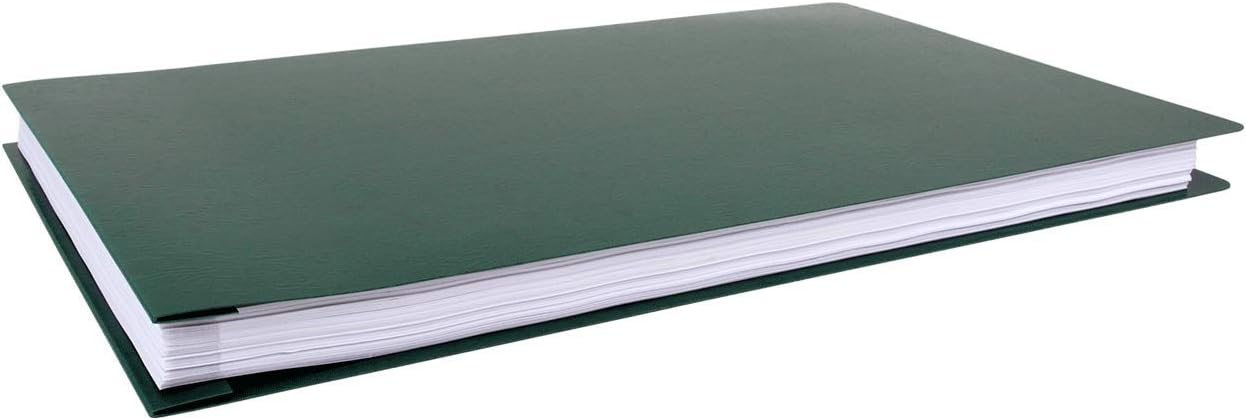 11x17 Report Cover Pressboard Binder Poly Panels Includes Fold-Over Metal Fasteners Blue Package of 6