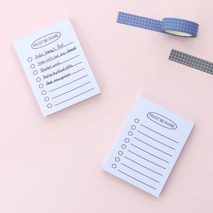 Monolike Memopad Memories design B SET - 4 Packs, 4 Different Designs, 100 Sheets Per Pad, Total 400 Sheets, Note pads, Writing pads, 3.15 x 4.17 Inches