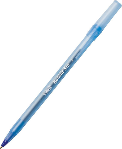 BIC Round Stic Xtra Life Ballpoint Pen, Medium Point 1.0 mm, Pack of 300 Blue Ink Pens