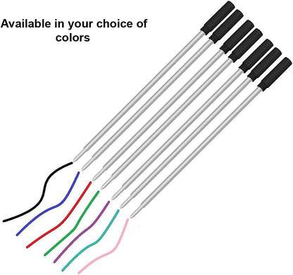 Pen Savings Ballpoint Pen Refills for Cross Pens, Medium Point 1.0mm, Frictionless Flow Smooth Writing, 10 Pack (Purple)