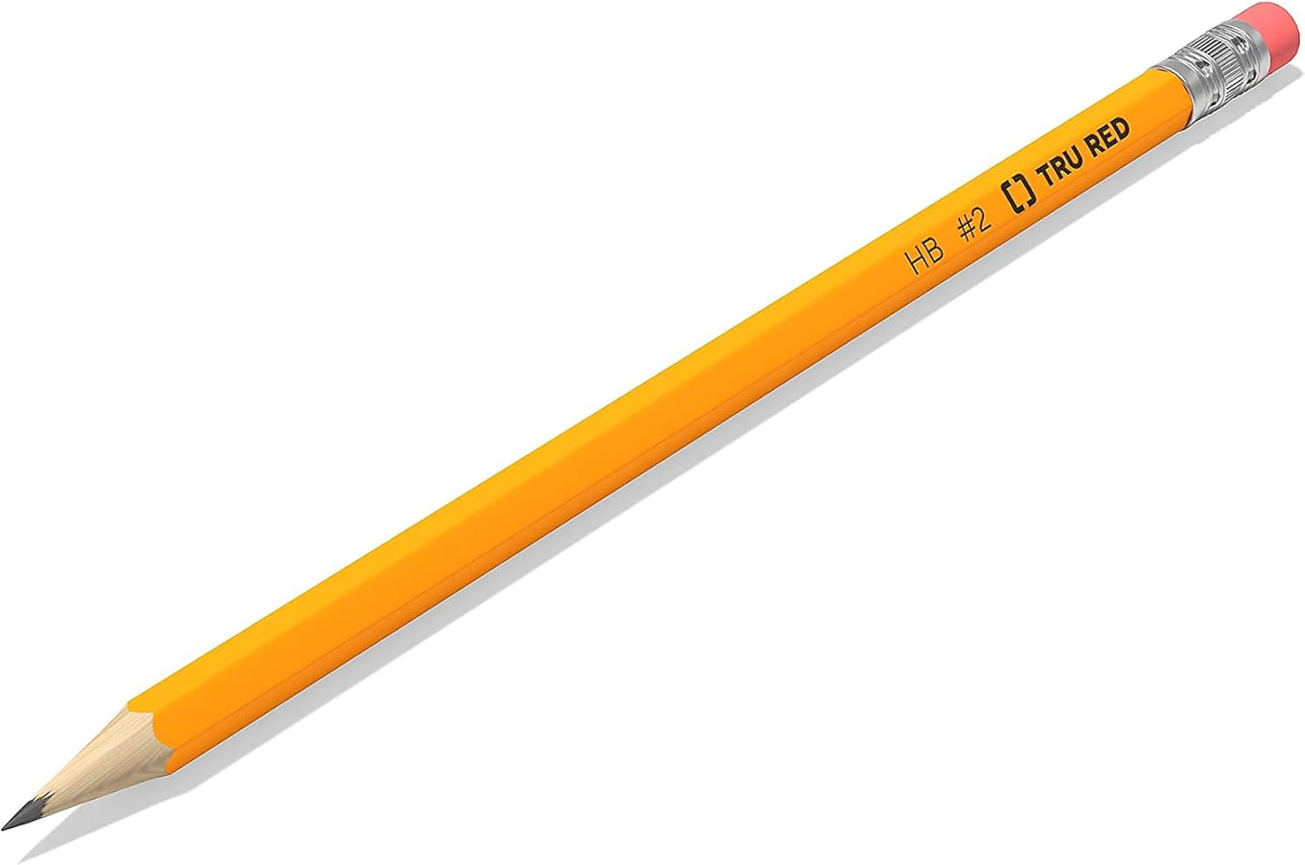 STAPLES Wooden Pencils, #2 Lead, Pre‑Sharpened, Yellow, 72 Pack – Classic Hex Pencils for School, Testing & Office Use
