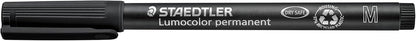 STAEDTLER Lumocolor Permanent Pen 317 Medium 1.0mm Line - Assorted Colours (Pack of 8) (317 WP8 ST), pack of 8
