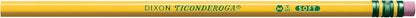 Ticonderoga Wood-Cased Pencils, Pre-Sharpened, 2 HB Soft, Yellow, 12 Count