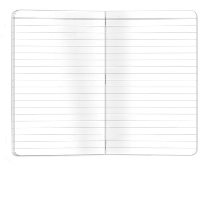 Elan Publishing Company The Indestructible, Waterproof, Tearproof, Weatherproof Field Notebook - 3.5"x5.5" - Black- Lined Memo Book - Pack of 4