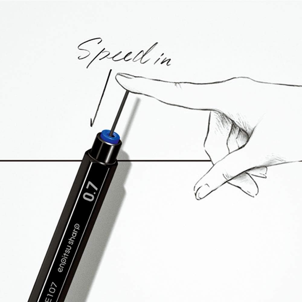 KOKUYO Mechanical Pencil Lead, 1.3mm 2B (PSR-2B13-1P) 10 Leads- 3 Pack (Japan Import)