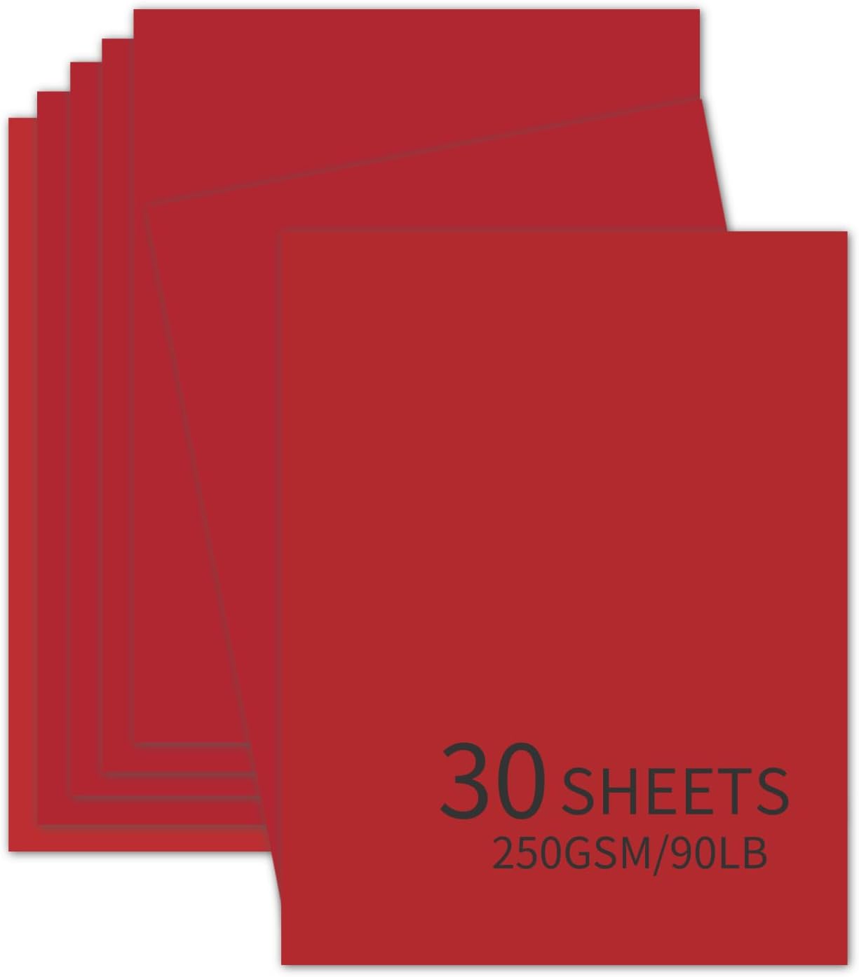 30 Sheets Sage Green Cardstock 8.5'' x 11'', 250gsm/92lb Heavyweight Cover Cardstock Paper, Thick and Smooth Card Stock Perfect for Invitations, Menus, Crafts, DIY Cards, Arts and Crafts