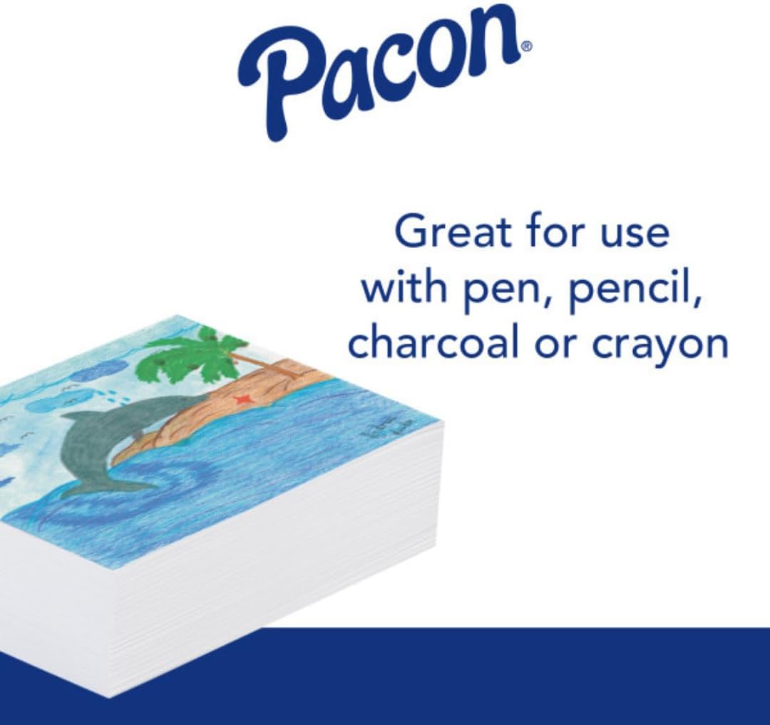 Pacon® Plain Newsprint, 8 1/2" x 11", Ream of 500 Sheets