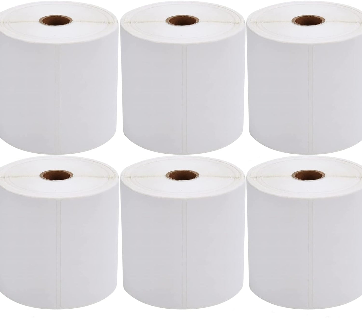 9527 Product Fanfold 4 x 6 Direct Thermal Labels White Perforated Shipping Labels, 500pcs per Stack,1 Stack