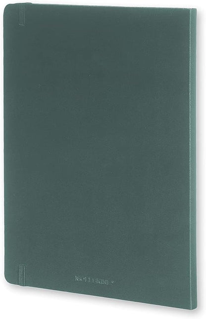 Moleskine Classic Notebook, Hard Cover, Ruled/Lined, XL (7.5" x 9.5"), Forest Green, 192 Pages