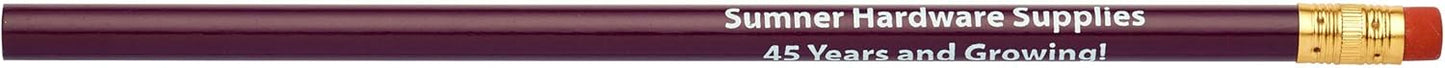 Pencil Guy Promotional Personalized Imprinted Round Pencils.-500 per box