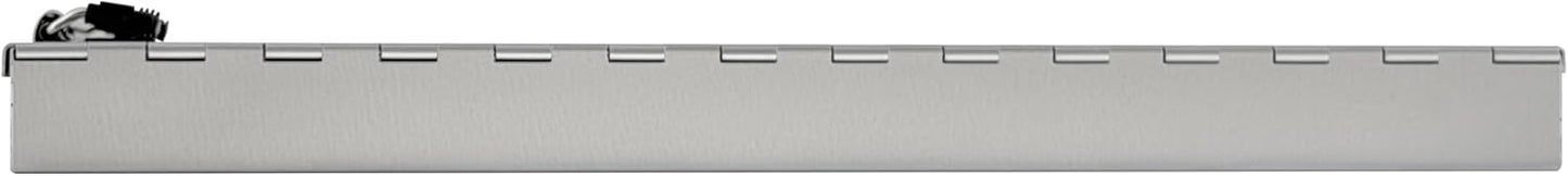 Saunders Metal Clipboard with Storage, Silver Single Layer Nursing Clipboard Folio, Letter Size Paper Organizer, Slim Steel Clip, Side-Open Form Holder for Office, School & Work - Made in USA