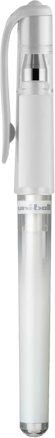 uniball Signo Gel Impact Pens, Bold Point (1.0mm), Metallic Pink Ink, 6 Pens