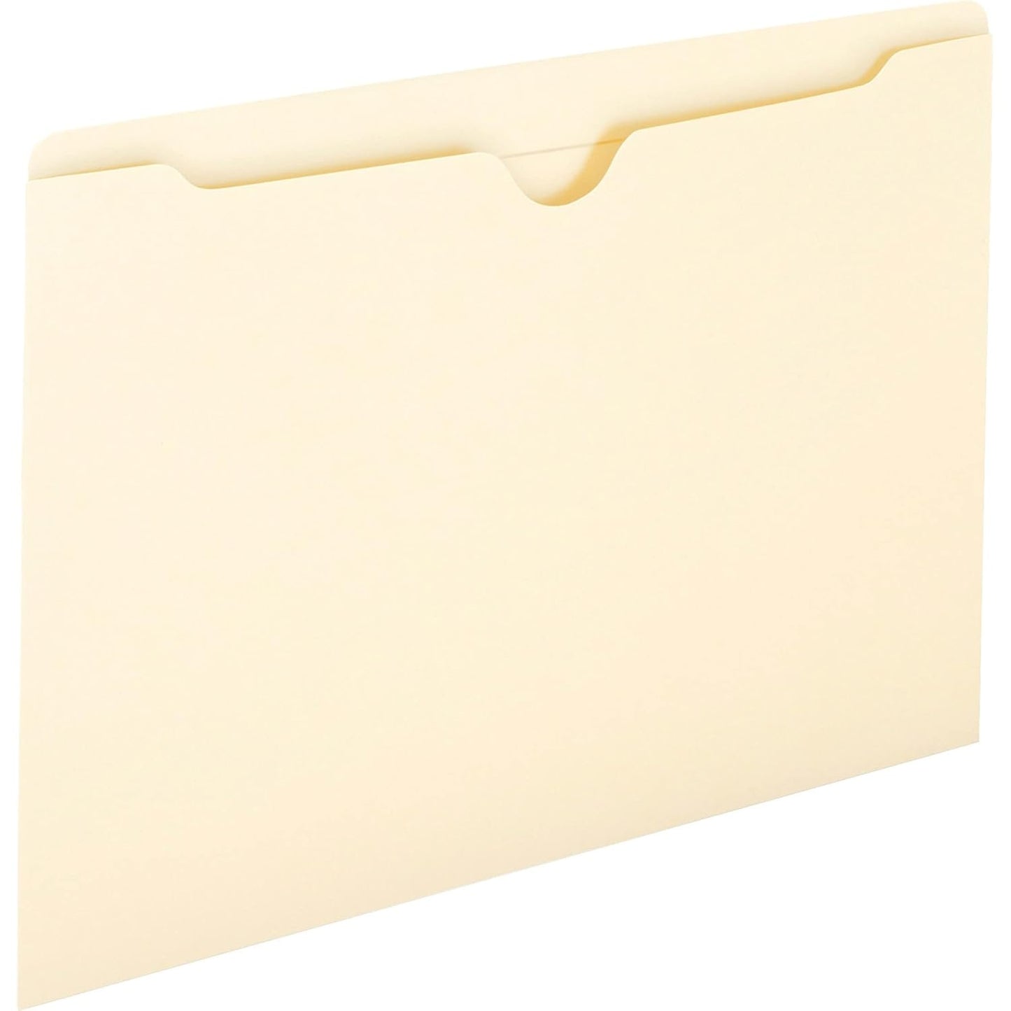 Smead File Jacket, Reinforced Straight-Cut Tab, Flat-No Expansion, Letter Size, Manila, 100 per Box (75500)