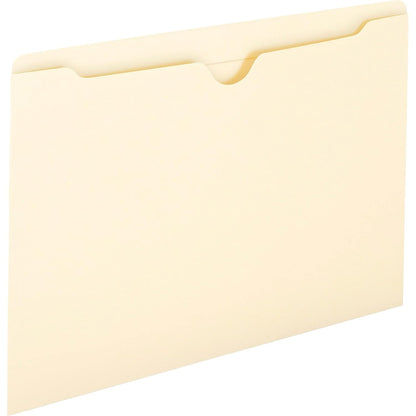 Smead File Jacket, Reinforced Straight-Cut Tab, Flat-No Expansion, Letter Size, Manila, 100 per Box (75500)