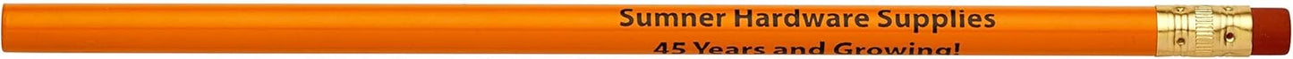 Pencil Guy Promotional Personalized Imprinted Round Pencils.-500 per box