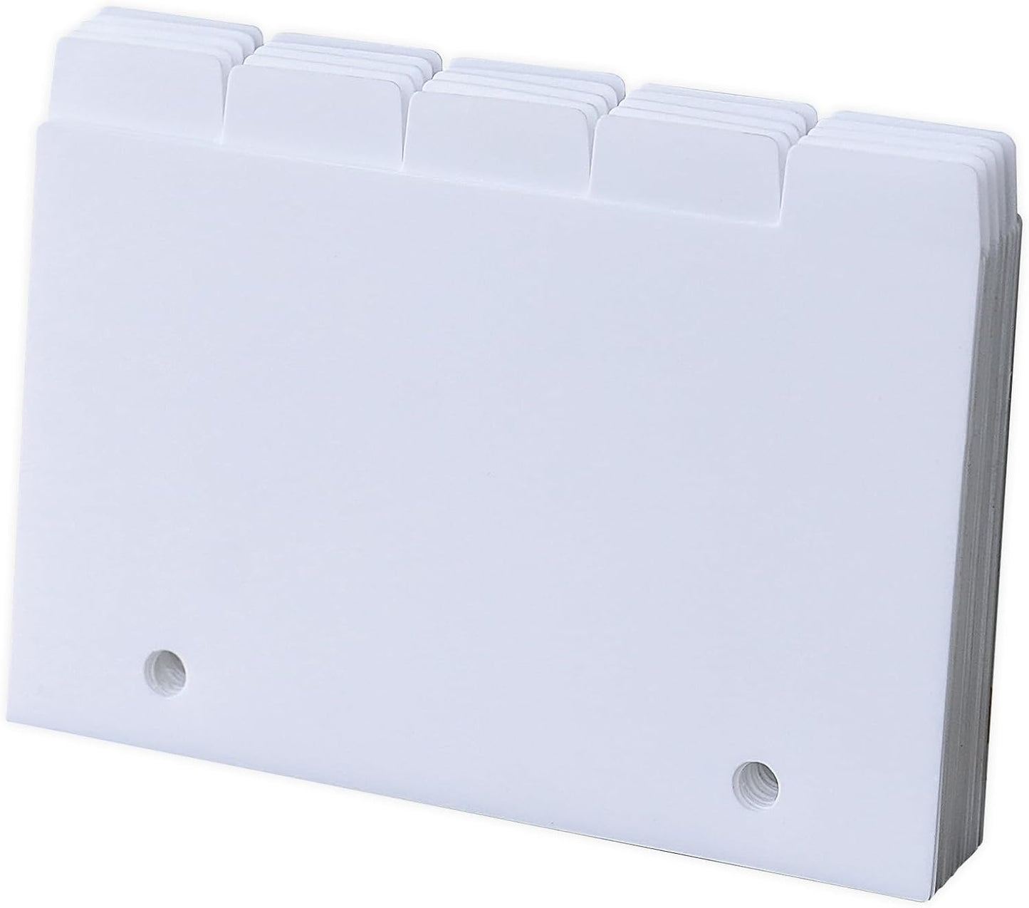 3x5 Lined Index Cards with Ring Binder Holder and Dividers, 100 Ruled Cards, Blue