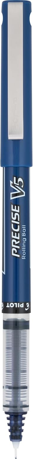 PILOT Precise V5 Stick Liquid Ink Rolling Ball Stick Pens, Extra Fine Point (0.5mm) Assorted Ink Colors, 12-Pack (31888)