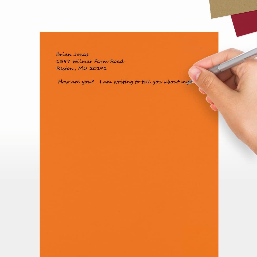 LUXPaper 8.5" x 11" Paper | Letter Size | Pastel Canary Yellow | 60lb. Text | 50 Qty