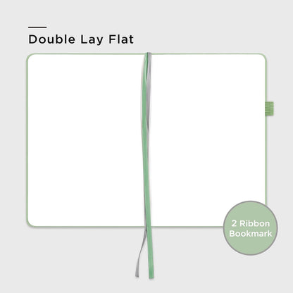 &And Per Se Lined Journal Notebook, 160 Pages, A5 5.7 x 8 inches College Ruled Thick Paper Notebook Journals for Writing, Hardcover Notebooks for Women Men Office School (1 Pack, Green) - Colors B