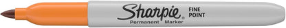 Sharpie Permanent Markers, Fine Point, Black, 12 Count