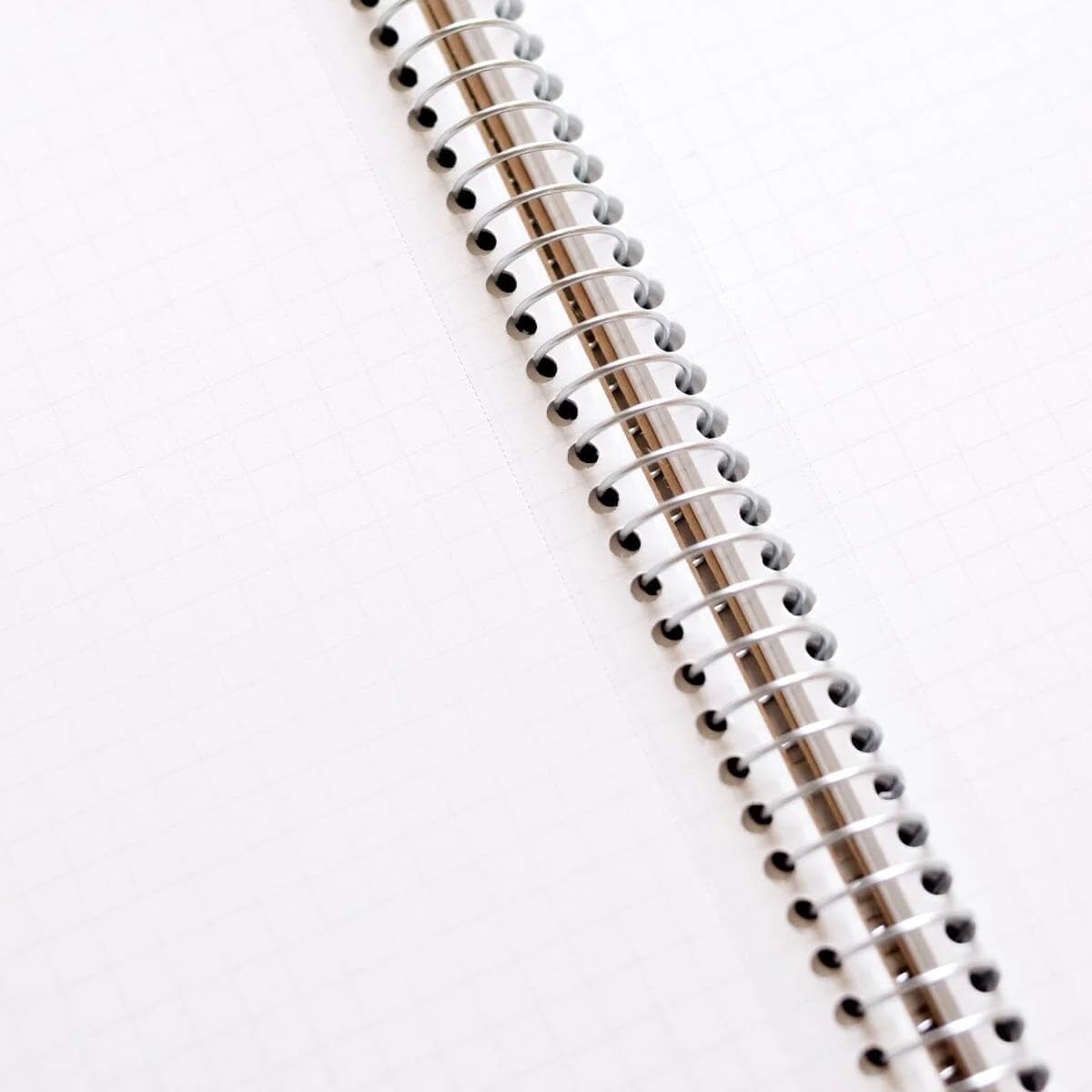 Maruman Spiral Note Basic Grid Notebook- B5, 9.92" x 7.44", 80 Sheets / 160 Pages, 5mm Graph Paper Journal, Perforated Pages & Wire-Bound to Lay Flat, Sturdy Kraft Cover, Made in Japan
