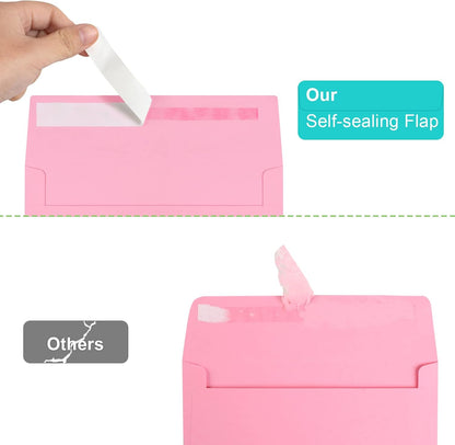 Joyberg 72 Packs #10 Envelopes, Business Envelopes, Envelopes Self Seal, Security Envelopes, Peel and Seal Closure, Size 4-1/8 X 9-1/2 Inches, White, 26LB