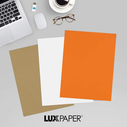 LUXPaper 8.5" x 11" Paper | Letter Size | Pastel Canary Yellow | 60lb. Text | 50 Qty