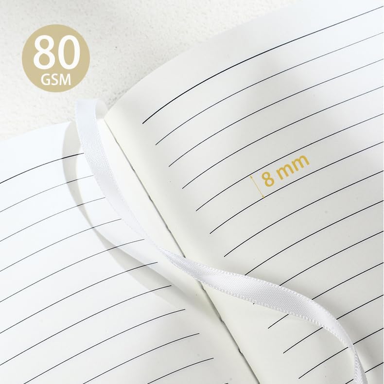 ipoul Flower Notebook, A5, 6x8, Hardcover, Lay Flat, Lined Paper, Journal for Women, Writing Notebook, Pretty, Hibiscus, Pink, Birthday Gifts for Women, Wedding Shower Gifts, Mothers Day Gift