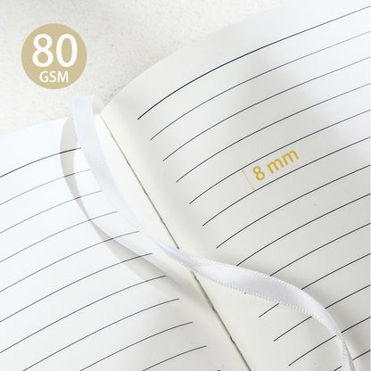 ipoul Flower Notebook, A5, 6x8, Hardcover, Lay Flat, Lined Paper, Journal for Women, Writing Notebook, Pretty, Hibiscus, Pink, Birthday Gifts for Women, Wedding Shower Gifts, Mothers Day Gift
